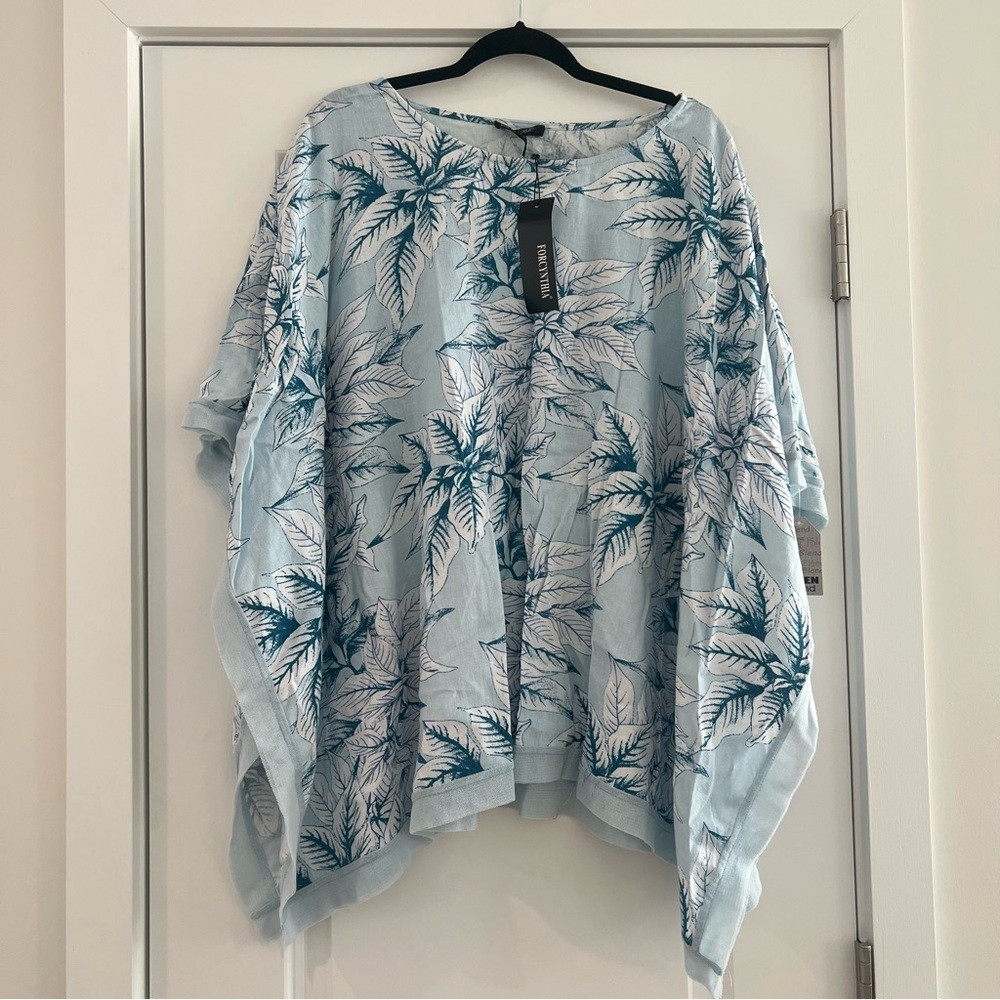 NWT Linen Blend Mint Coverup